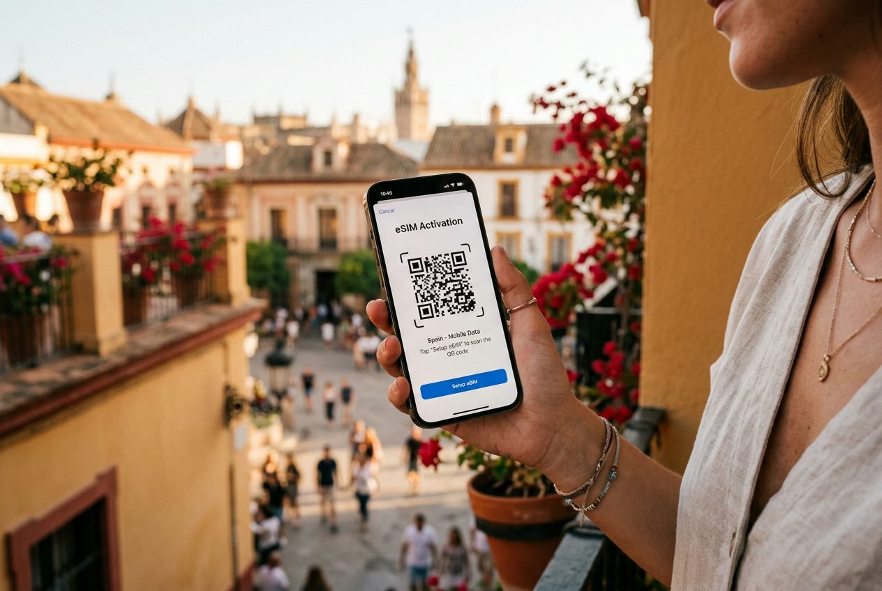 Activación de eSIM en smartphone moderno en España